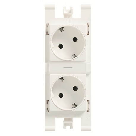 Niessen 2CLA108800T1001 B. enchufe Schuko doble BL